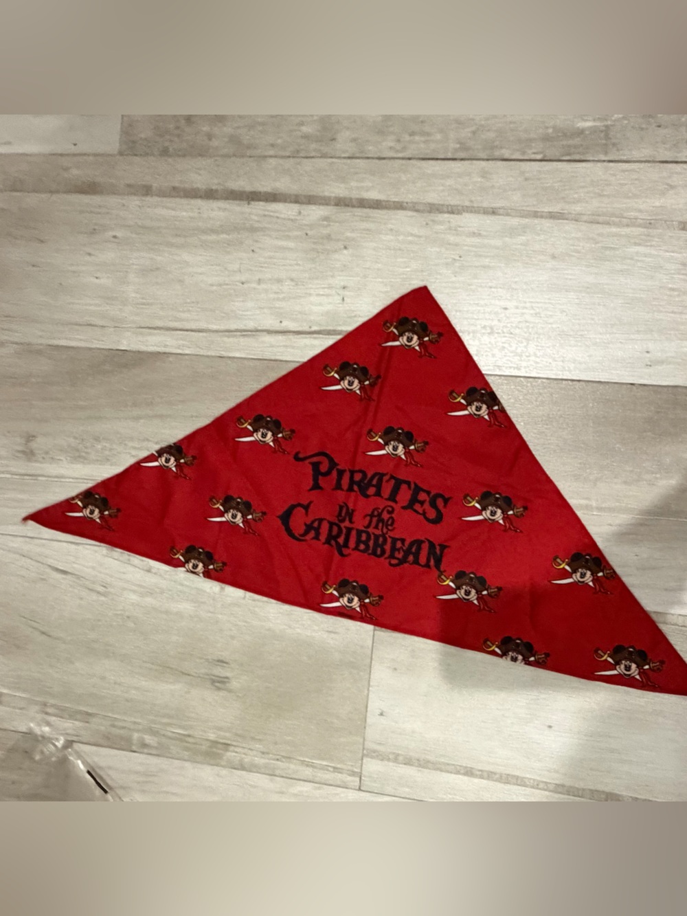 Disney Mikey’s  Pirates of the Caribbean Red Bandana
